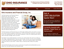 Tablet Screenshot of chooseohioinsurance.com